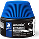 STAEDTLER Lumocolor flacon-recharge, permanent, bleu Marqueur permanent