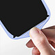 Avizar Coque pour iPhone 15 Plus Silicone Semi-rigide Finition Douce au Toucher Fine  Lavande pas cher