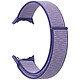 Avizar Bracelet pour Google Pixel Watch Nylon Tissé violet et bleu Ajustable par Scratch Un bracelet en nylon tissé conçu pour Google Pixel Watch