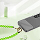 Acheter Avizar Bijou Téléphone Perles 120cm avec Double Attache et Accroche Universelle  Vertes
