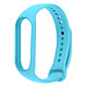 Avizar Bracelet pour Xiaomi Mi Band 5 / 6 / 7 Silicone Soft Touch Waterproof Bleu Clair Bracelet en silicone Bleu Pastel dédié spécifiquement pour votre montre Xiaomi Mi Band 5 / 6 / 7