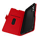Avizar Étui Samsung S20 FE Porte-cartes Support vidéo Double Languette rouge - Étui rouge spécialement conçu pour le Samsung Galaxy S20 FE