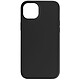 Avizar Coque pour iPhone 15 Plus Silicone Semi-rigide Finition Douce au Toucher Fine  Noir Coque de protection noir, collection Fast Cover, spécialement conçue pour votre iPhone 15 Plus