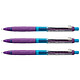 PENTEL Porte-mines Q-Erase, 0,5 mm, violet/bleu x 3 Porte-mines