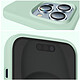 Acheter Moxie Coque pour iPhone 15 Pro Semi-rigide Intérieur Microfibre Vert Pâle