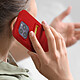 Avis Avizar Coque pour iPhone 14 Pro Silicone Souple Porte-carte Fine Légère  Rouge