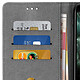 Avizar Étui Apple iPhone 11 Pro Max Housse Intégrale Porte-carte Fonction Support Gris pas cher