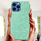 Acheter Avizar Coque iPhone 13 Pro Max Paillette Amovible Silicone Semi-rigide vert