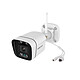 Foscam - Caméra Wifi extérieur avec spots et sirène - V5P Blanc pas cher