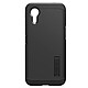 Spigen SGP Coque pour Samsung Xcover 7 Multicouche Antichoc Béquille Support Noir Conception multicouche avec une armure en polycarbonate rigide, une partie en thermoplastique et un intérieur en mousse