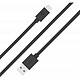 BigBen Connected Câble USB A/USB C 2m - 3A Noir - Ce câble est adapté pour votre usage quotidien, que ce soit à la maison, au bureau, en voiture, en déplacement ou pour partager avec votre famille ou vos amis.