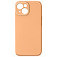 Avizar Coque Silicone pour iPhone 15 Caméra Protégée Doux au Toucher  Orange - Coque en silicone orange de la série Sweet, conçue pour protéger votre iPhone 15