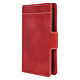 Avizar Housse pour Smartphone 5 à 5.5 pouces Universelle Porte-cartes Fonction slide  Rouge - Housse portefeuille universelle de Taille L rouge