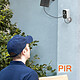 Acheter LinQ Caméra de surveillance avec Panneau solaire 1.5W Détection PIR Mode nocturne Rotatif Étanche IP65