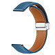 Avizar Bracelet pour Galaxy Watch 5 / 5 Pro / 4 Cuir Fermoir Boucle Magnétique  bleu Bracelet spécialement conçu pour votre Samsung Galaxy Watch 5 / 5 Pro / 4