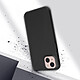 Avis Avizar Coque iPhone 13 Mini Arrière Rigide noir et Avant Souple Transparent