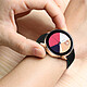 Avizar Bracelet pour Galaxy Watch 5 / 5 Pro / 4 Silicone Coutures Bicolore  Noir / Vert pas cher