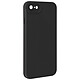 Avizar Coque pour iPhone 7 / 8 / SE 2020 / SE 2022 Silicone Protection Caméra Noir Couleur sobre élégante offrant une élégance raffinée à votre smartphone