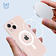 Avis Avizar Coque MagSafe iPhone 13 Antichoc avec Cercle magnétique Transparent
