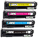 4 Toners compatibles HP 201 - 1 Noir + 1 Cyan + 1 Magenta + 1 Jaune 4 Toners compatibles HP 201 - 1 Noir + 1 Cyan + 1 Magenta + 1 Jaune