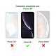 Avis Evetane Coque iPhone XR Silicone liquide Bleu Marine + 2 Vitres en Verre trempé Protection écran Antichocs