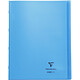 CLAIREFONTAINE Cahier protège-cahier Koverbook Piqué Polypro A4 160 P Q 5x5 Coloris Aléatoire Cahier