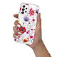 Evetane Coque Samsung Galaxy A72 360 intégrale transparente Motif Fleurs Multicolores Tendance pas cher
