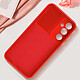 Avis Avizar Coque pour Samsung Galaxy S23 FE Silicone Cache Caméra Coulissant Rouge