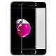 Avizar Film Écran iPhone 7 Plus et 8 Plus Verre Trempé Biseauté Transparent Bord noir Film d'écran conçu pour Apple iPhone 7 Plus et 8 Plus, contour Noir