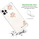 Avis LaCoqueFrançaise Coque iPhone 12/12 Pro Silicone antichocs Solides coins renforcés  transparente Motif Fleurs Blanches