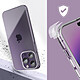 Avis Avizar Coque pour iPhone 14 Pro Intégrale Arrière Rigide Transparent et Avant Souple  Transparent
