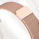 Avizar Bracelet pour Oppo Watch 3 Pro Acier Inoxydable Milanais Magnétique  Rose Gold pas cher