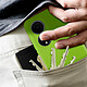 Avizar Coque pour Honor X7 Silicone Semi-rigide Finition Soft-touch Fine  Vert pas cher