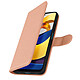 Avizar Étui pour Xiaomi Poco M4 Pro Clapet Portefeuille Support Vidéo  Rose Étui violet de la série Chesterfield spécialement conçu pour Xiaomi Poco M4 Pro