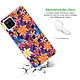 Avis LaCoqueFrançaise Coque Samsung Galaxy A12 360 intégrale transparente Motif Fleurs violettes et oranges Tendance