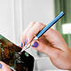 Avis Adonit Stylet tactile Universel Pointe fine avec Disque de précision  Mini 4 Bleu