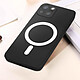 Avis Avizar Coque MagSafe pour iPhone 13 Soft Touch Finition Mate Bords Surélevés  noir