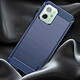 Avis Avizar Coque pour Motorola Moto G54 Effet Carbone Silicone Flexible Antichoc  Bleu Nuit