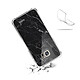 Acheter Evetane Coque Samsung Galaxy S7 anti-choc souple angles renforcés transparente Motif Marbre noir