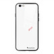 LaCoqueFrançaise Coque iPhone 6/6S Coque Soft Touch Glossy Coeur Blanc Amour Design Coque iPhone 6/6S Coque Soft Touch Glossy Coeur Blanc Amour Design