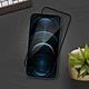 Acheter Force Glass Vitre pour iPhone 12 / 12 Pro Protection Ecran Résistant 9H Anti-traces  Noir