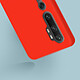 Avis Avizar Coque Xiaomi Mi Note 10 / Note 10 Pro Semi-rigide Finition Soft Touch Rouge
