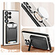Avis Avizar Coque MagSafe pour Samsung S23 Ultra silicone protection caméra Transparent / Noir