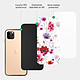 Acheter Evetane Coque en verre trempé iPhone 11 Pro Fleurs Multicolores