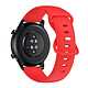 Avizar Bracelet pour Honor Magic Watch 2 42mm Silicone Souple Rouge - Bracelet spécifique au Honor Magic Watch 2, pour personnaliser votre montre connectée à votre goût