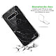 Avis Evetane Coque Samsung Galaxy S10 Plus anti-choc souple angles renforcés transparente Motif Marbre noir