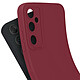 Avizar Coque pour Samsung Galaxy A54 5G Silicone Mat Protection Caméra Bordeaux pas cher