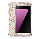 Avis LaCoqueFrançaise Coque Samsung Galaxy S7 Edge anti-choc souple angles renforcés transparente Motif Marbre Rose
