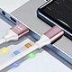 Acheter LinQ Câble USB vers USB C Fast Charge 3A Synchronisation Longueur 1.5m Rose Champagne