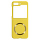 Avizar Coque MagSafe pour Samsung Galaxy Z Flip 5 Rigide Design Fin  Jaune Coque MagSafe jaune conçue pour optimiser l'utilisation du Samsung Galaxy Z Flip 5